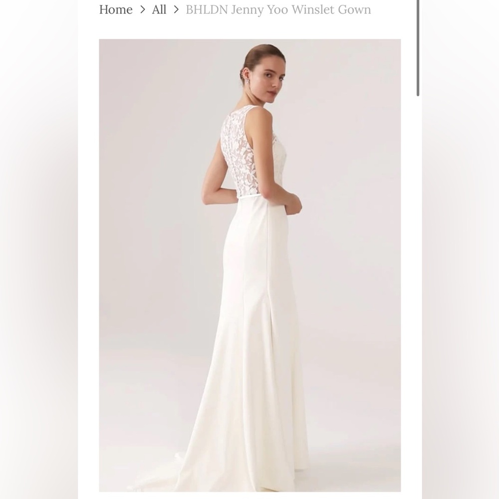 Jenny Yoo BHLDN Winslet Wedding Gown (never worn, dry cleaned) - Picture 4 of 7